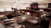 Der neue A380 First Class Sitz Foto: Qatar Airways