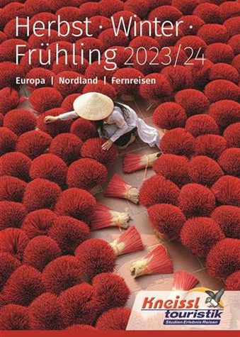Kneissl Touristik Zwischenkatalog „HerbstWinterFrühling 2023/24