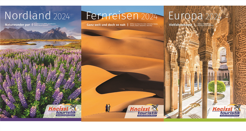Kneissl Touristik präsentiert Kataloge 2024 » news tip Travel