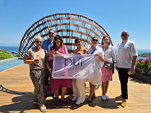 Foto: Martha Steszl - Ausgewählte Top-Partner von PUR-Touristik auf VIP-Famtrip - hier im exklusiven Mandarin Oriental Bodrum